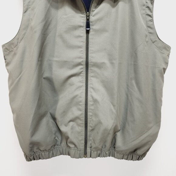Greg Norman Windbreaker Vest Mens Sleeveless Full-Zip Size M Polyester Gray - Picture 5 of 11